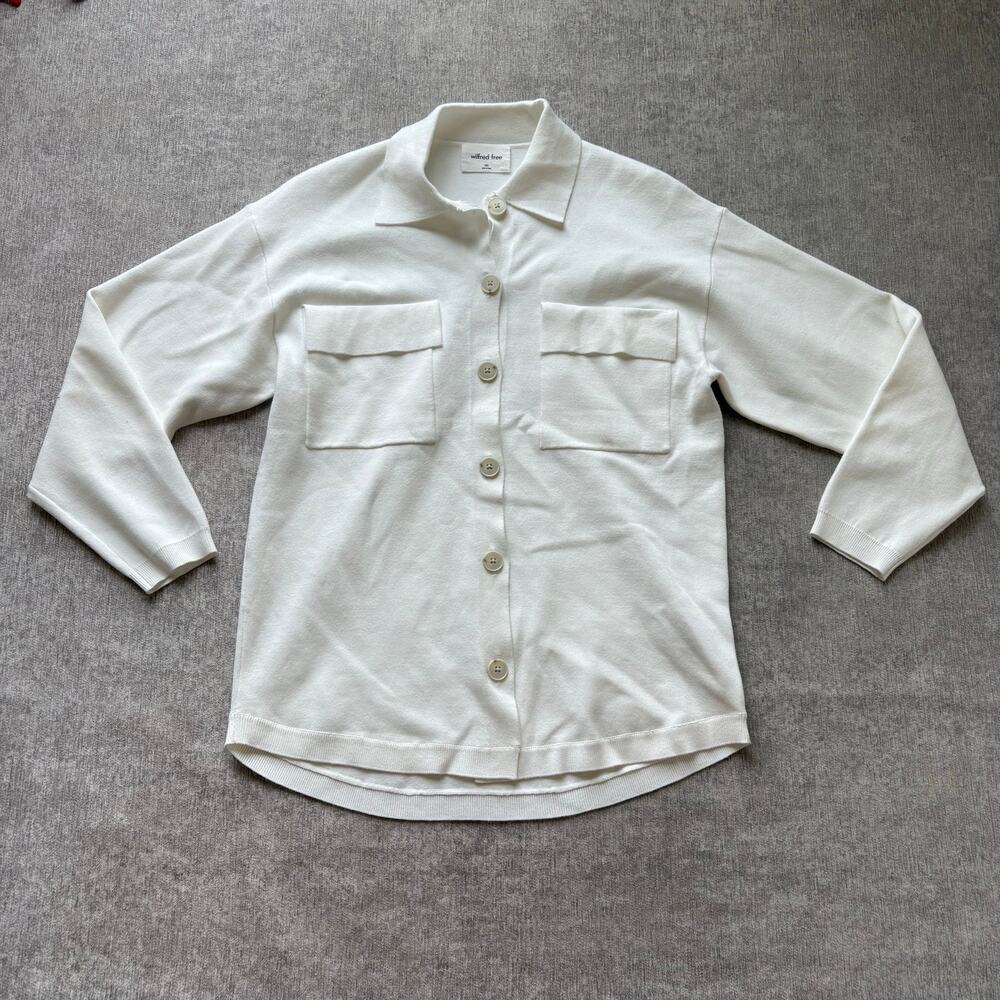 Aritzia Cream Sweater Jacket